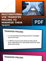 HOW Multinationals Use Transfer Pricing To Minimize Their Taxes