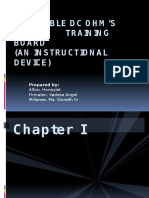 Portable DC Ohm's Law Training Board