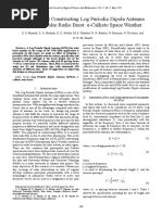 Designing and Constructing Log Periodic Dipole Antenna To Monitor Solar Radio Burst: E-Callisto Space Weather