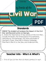 The Civil War Strand B Clozed Notes