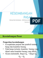 Presentation - 4 (Keseimbangan Pasar)