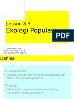 8.3 Ekologi Populasi