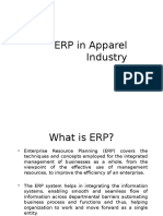 ERP in Apparel Industry