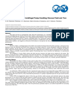 SPE 165028 Experimental Study of Centrifugal Pump Handling Viscous Fluid and Two-Phase Flow