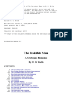 The Invisible Man, by H. G.Wells