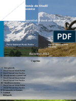 Analiza Comparativa a Doua Arii Protejate Parcul National Muntii Rodnei - Gran Paradiso