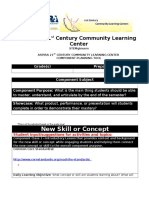 Aspira 21st CCLC - Component Lesson Planning Tool 2