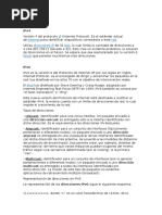 IPv4 Informacion