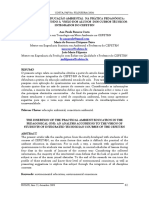 A Inserção Da Educação Ambiental Na Prática Pedagógica