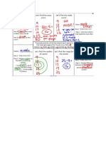 mean median mode range notes