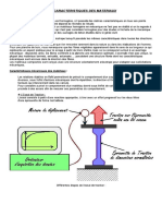 Caracteristiques Des Materiaux