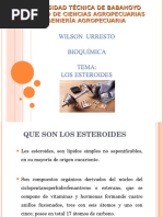 LOS ESTEROIDES