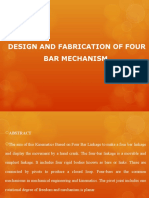 Design and Fabrication of Four Bar Mechanism