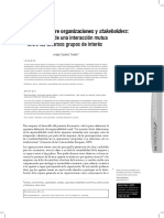 Relaciones Entre Organizaciones y Stakeholders: Necesidad de Una Interacción Mutua Entre Los Diversos Grupos de Interés