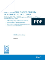 Emc Storage Physical Security Vnx Vnxe Isilon Genetec Security Center