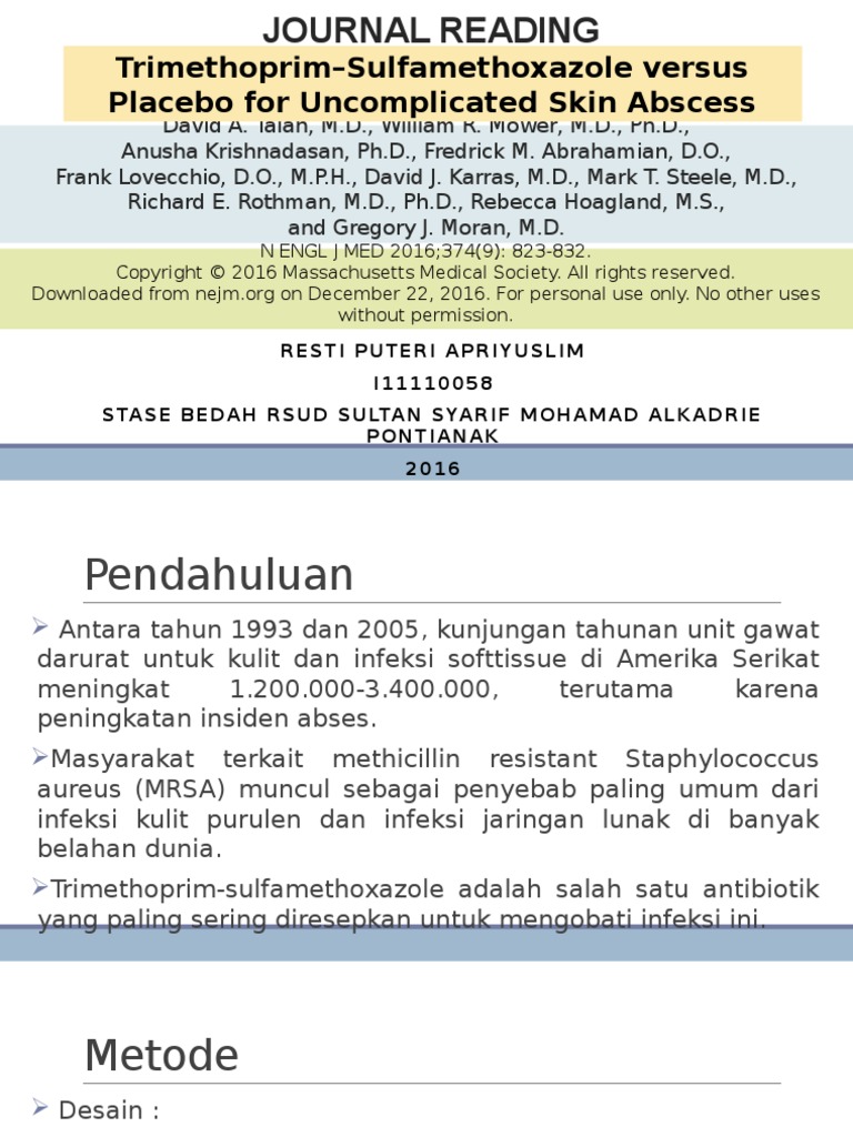 Trimethoprim Sulfamethoxazole