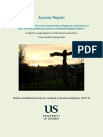 StreetLaw Brighton Access Report 2017