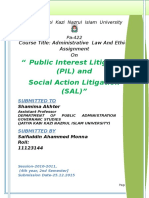 Public Interest Litigation and Social Interest Litigation