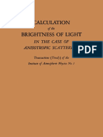 E. M. Feigelson, M. S. Malkevich, S. Ya. Kogan, T. D. Koronatova, K. S. Glazova, M. a. Kuznetsova Auth. Calculation of the Brightness of Light in the Case of Anisotropic Scattering