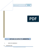 Estudio de impacto ambiental para mejora vial en Huando