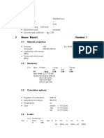 Concrete Beam Design Analysis