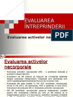 Evaluarea activelor necorporale