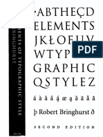 Robert Bringhurst the Elements of Typographic Style