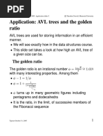 Application: AVL Trees and The Golden Ratio