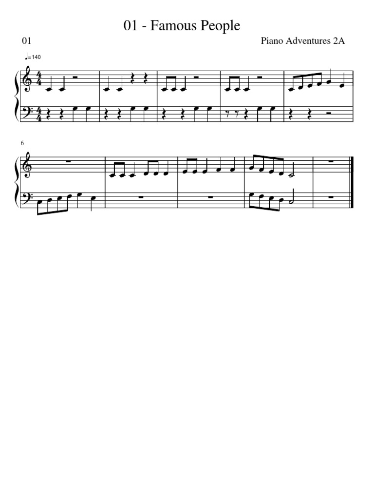 01 - Famous People | PDF