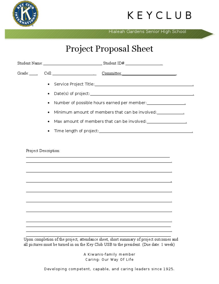 Project Proposal Sheet | PDF