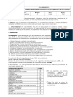 Procedimiento PAC01 Elaboración de Procedimientos Rev. F 05-Sep-2014