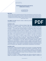 Ideario de Docentes en Optar Una Formación Continua