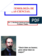 Epistemología de Las Ciencias