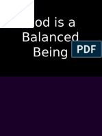 BL 003 God Is A Balanced Being