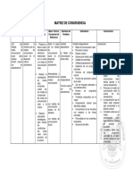 Matriz de Congruencia