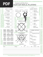 LotFP Character Sheet As Conceived by Last Gasp