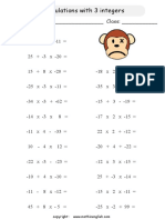 Worksheet Workingwith3integers(II)