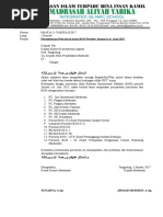 Surat Pemberitahuan Kegiatan Ekstrakurikuler