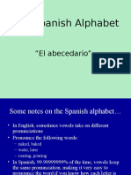 The Spanish Alphabet: "El Abecedario"
