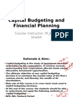 Capital Budgeting and Financial Planning Course: Learn NPV, IRR, Cash Flow Analysis