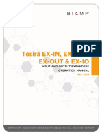 Tesira Ex-In Ex-Aec Ex-out Ex-io Manual May14-1