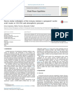 Excess molar enthalpies of the ternary mixture n-propanol + acetic