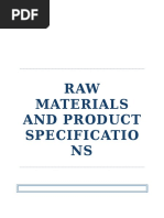 Raw Materials Aniline