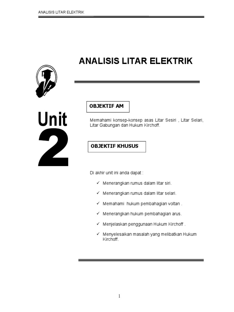 Bab 2 Analisis Litar Elektrik PDF | PDF