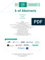 Book of Abstracts ICM12