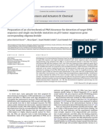 Preparation of An Electrochemical PNA Biosensor For Detection of Target DNA Sequence and Single Nucleotide Mutation On p53