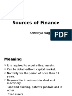 Sources of Funds