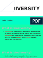 Biodiversity: Hadjie Cabillon