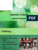 Spanish Culture: Natalie Singleton