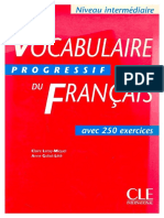 Vocabulaire Progressif Du Français - Intermédiaire